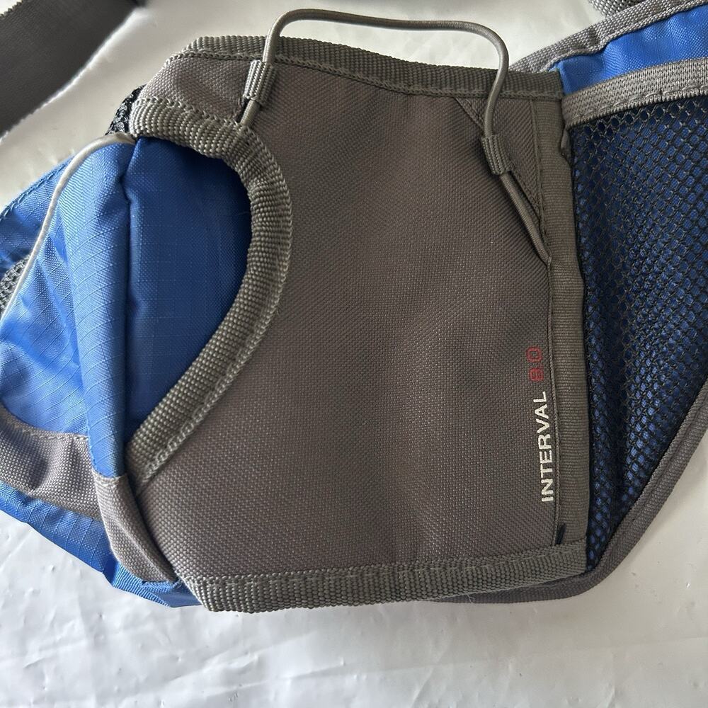 Outdoor Poducts belt bag with Water Bottle / Fanny Pack Blue/Grey Camping - Picture 13 of 15
